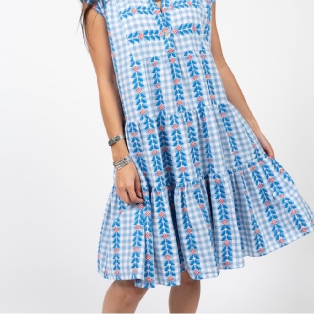 Uncle Frank Cute check dress Size M - Picture 3 of 9